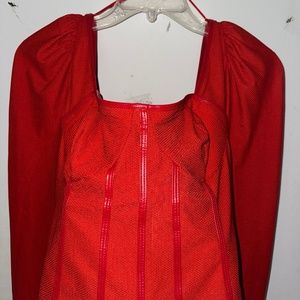 Guess Scarlett Red Blouse